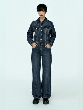 Zara Denim Jumpsuit